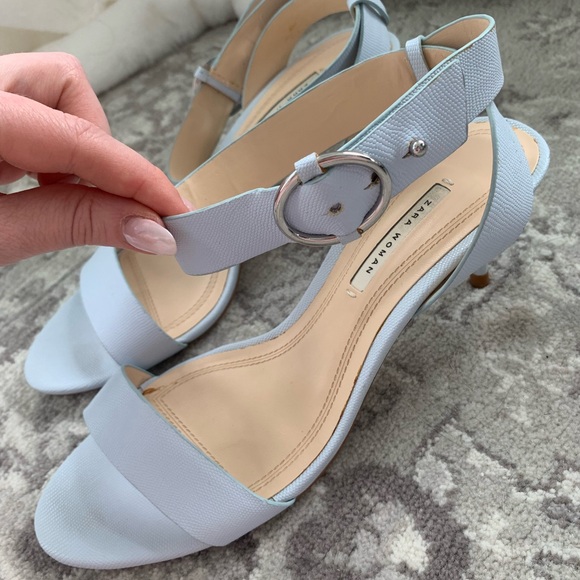 Zara blue kitten heels - Picture 2 of 6